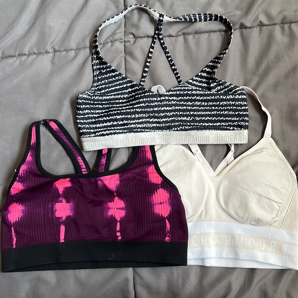 SET OF 3 UNDER ARMOUR SPORT BRAS